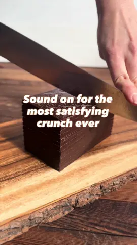 That clean break is how you know our chocolate is tempered just right 👌 Every bar we make is crafted from the cacao bean in our Eureka, CA factory so you get the perfect snap and melt every time 🍫 Tag a friend who needs this sound in their life 👯‍♀️ Should we do a bigger stack next time?? #chocolateasmr #chocolatetok  #oddlysatisfying #satisfyingtok #foodietok 