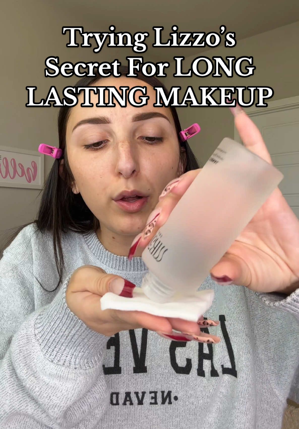 Replying to @~Trista~ you could say @lizzo influenced me to get this product. 10/10 will be using again look at that makeup base 😳  @DREAM LABS #longlastingmakeup #alldaymakeup #makeuptips #makeupreview #eternalprimingwater 