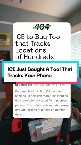 The Inspector General ruled this surveillance tool illegal in 2023, but ICE just started using it again
