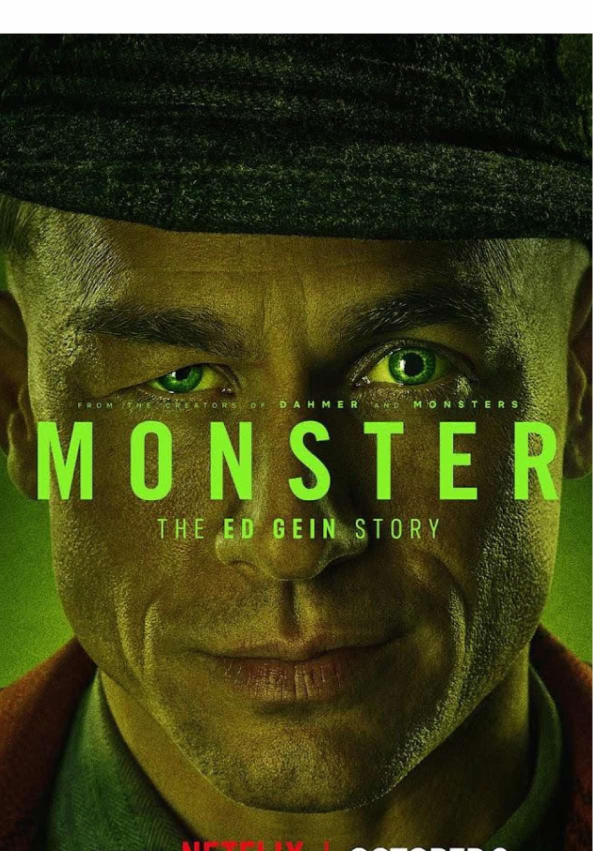 Watch Monster: The Ed Gein Story, coming to Netflix October 3.  #MonsterTheEdGeinStory