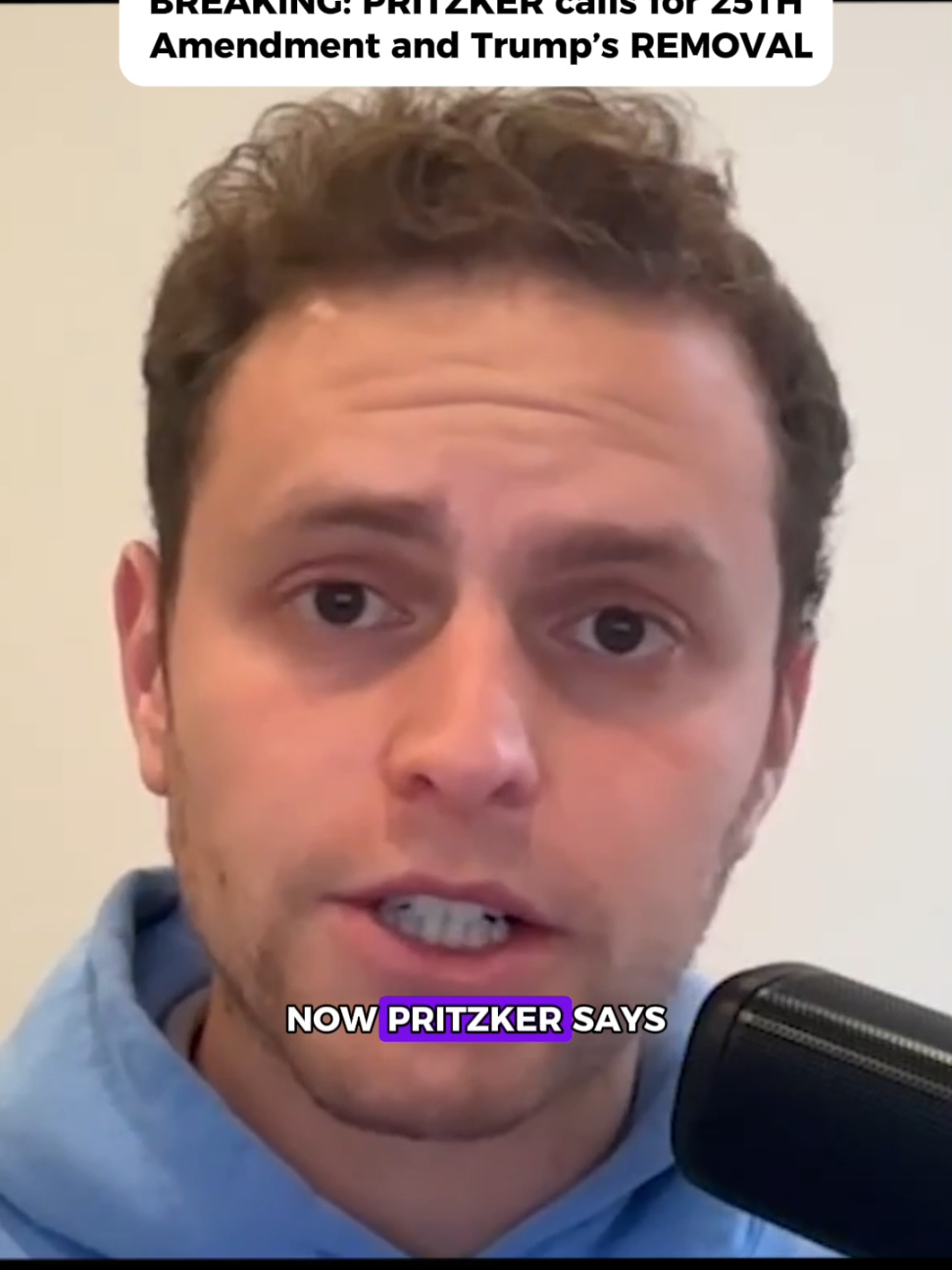 BREAKING: PRITZKER calls for 25TH Amendment and Trump’s REMOVAL #news #trumpnews #breakingnews 