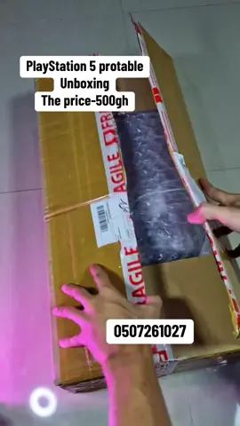 #PlayStation 5 protable Unboxing  The price-500gh