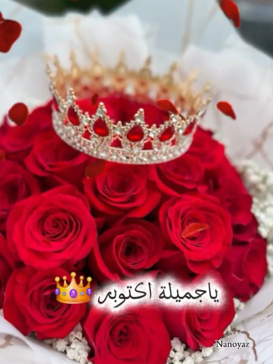 كل عام وانتي بألف خير ياجميلة إكتوبر 🫰🏻❤️🎂🎈#CapCut #تصميم_فيديوهات🎶🎤🎬 #happybirthday #ترند #nanoyaz 