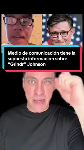 Medio de comunicación tiene la supuesta información sobre “Grindr” Johnson #grindr #mikejohnson #noticias 