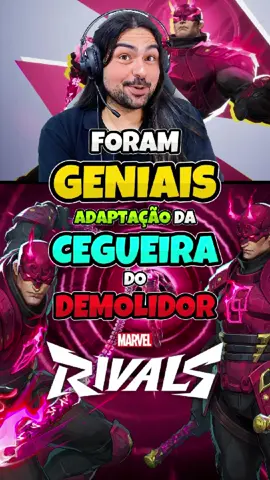 MARVEL RIVALS ACERTOU DEMAIS NA ADAPTAÇÃO DA CEGUEIRA DO DEMOLIDOR #marvelrivals #marvelgames