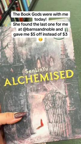 What a steal 😅😆 hope this one is good!  #BookTok #books #book #bookish #bookworm #BookRecommendations #bookrecs #booktoker #bookclub #booktokfyp #booktokgirlies #fantasy #tbr #alchemised #reader #readersoftiktok #barnsandnoble #reading #readersoftiktok #readersofbooktok 