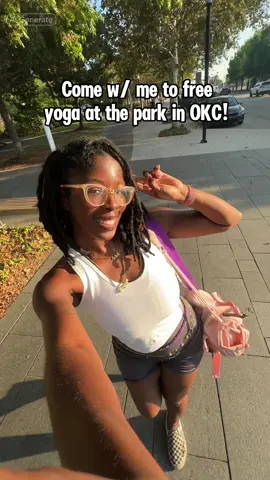 Fun fact: my very first in-person yoga class was right here 🪷 .. the energy is still unmatched! Would you join me here one day? ✨ #yoga #okc #blackyogi #fyp #CapCut 