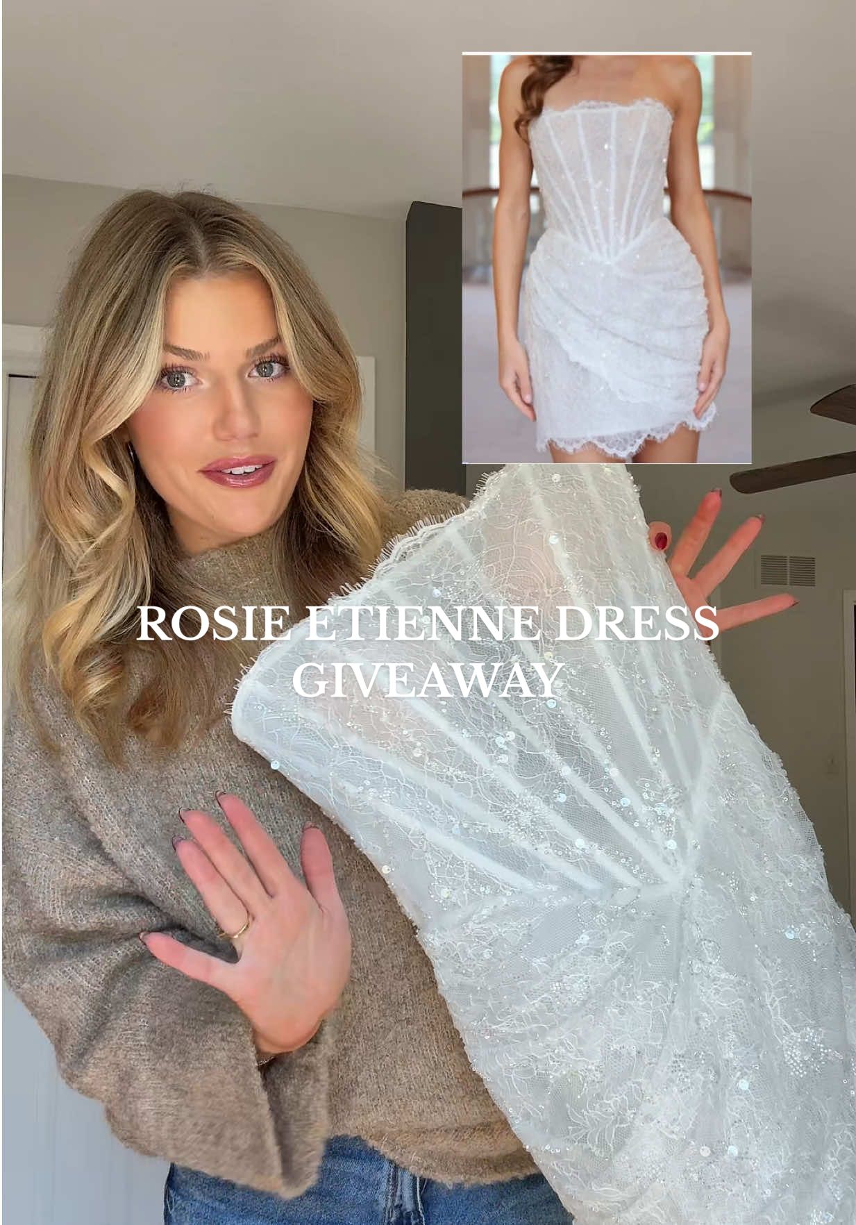 Rosie Etienne bridal dress giveaway!!🤍 winner will be dmed Nov 1st! Good luck ✨🫶🏼 TO ENTER:  1. Make sure you’re following me on IG & TikTok  2. Comment tagging a friend & your wedding date! 3. Like/interact with my recent posts    #bridaltiktok #2026bride #rosieetienne #bridaldress #bridallooks 