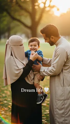Allah and family, dream life 🤍 #allah #halallove #islamic #muslimah #muslimcouple 
