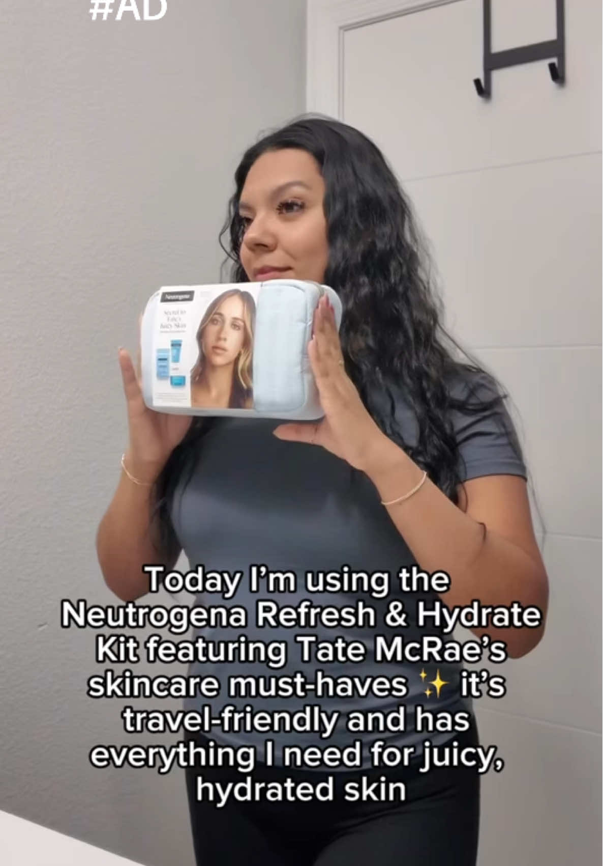 #AD Taking the day off with the Neutrogena x Tate McRae Refresh & Hydrate Kit 💧   My go-to for fresh, hydrated skin ✨ Up to 15% value + FREE bag! 🛍️   Shop now on TikTok Shop  @Neutrogena @TikTok Shop 🇺🇸  #Neutrogena #ad