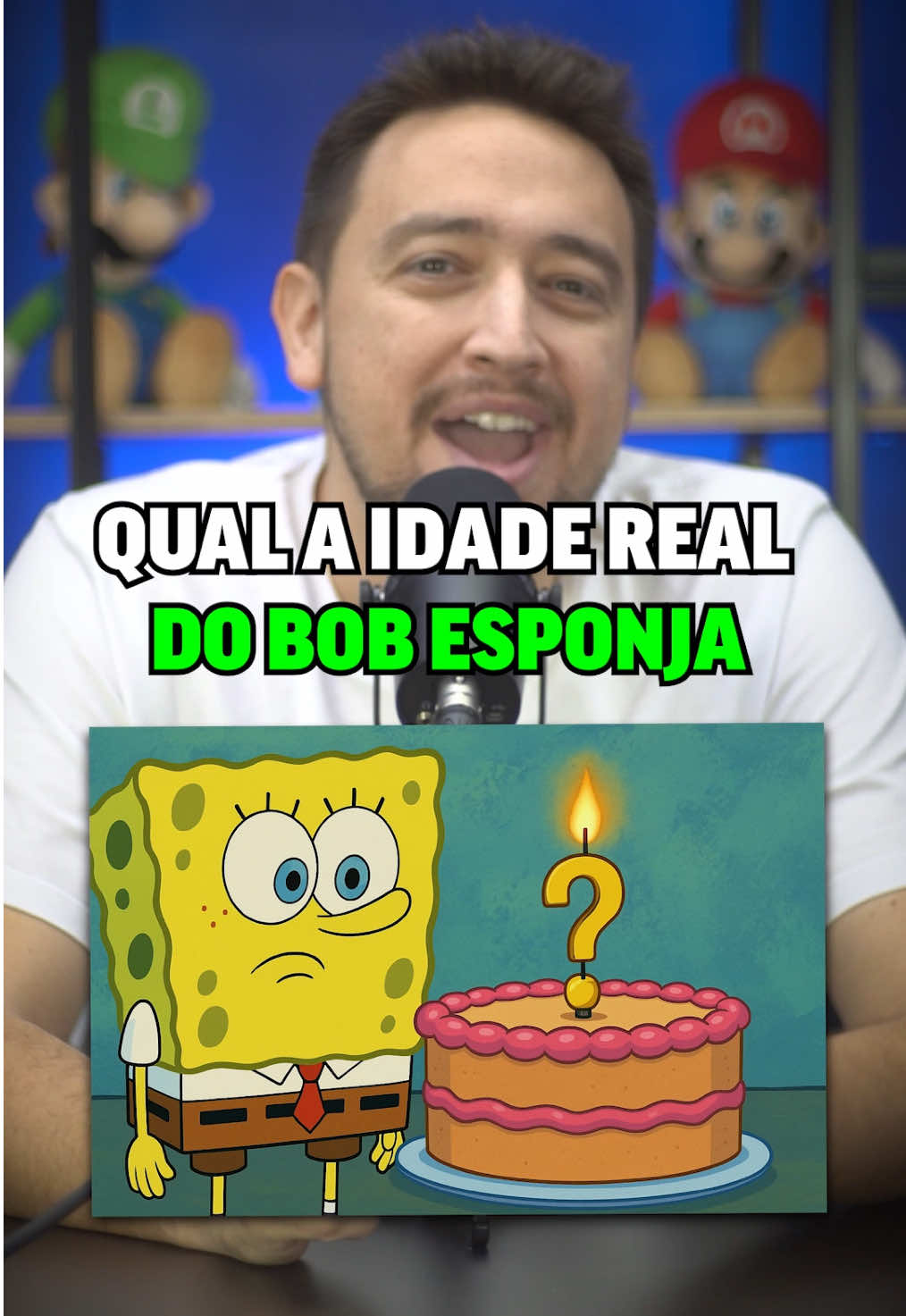 SABE A IDADE DO BOB ESPONJA? #trivia #curiosidades #bobesponja #desenho
