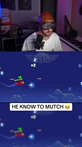 HE KNOW TO MUTCH 😂 #streamer #kick #clip #plane 