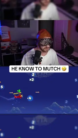 HE KNOW TO MUTCH 😂 #streamer #kick #clip #plane 