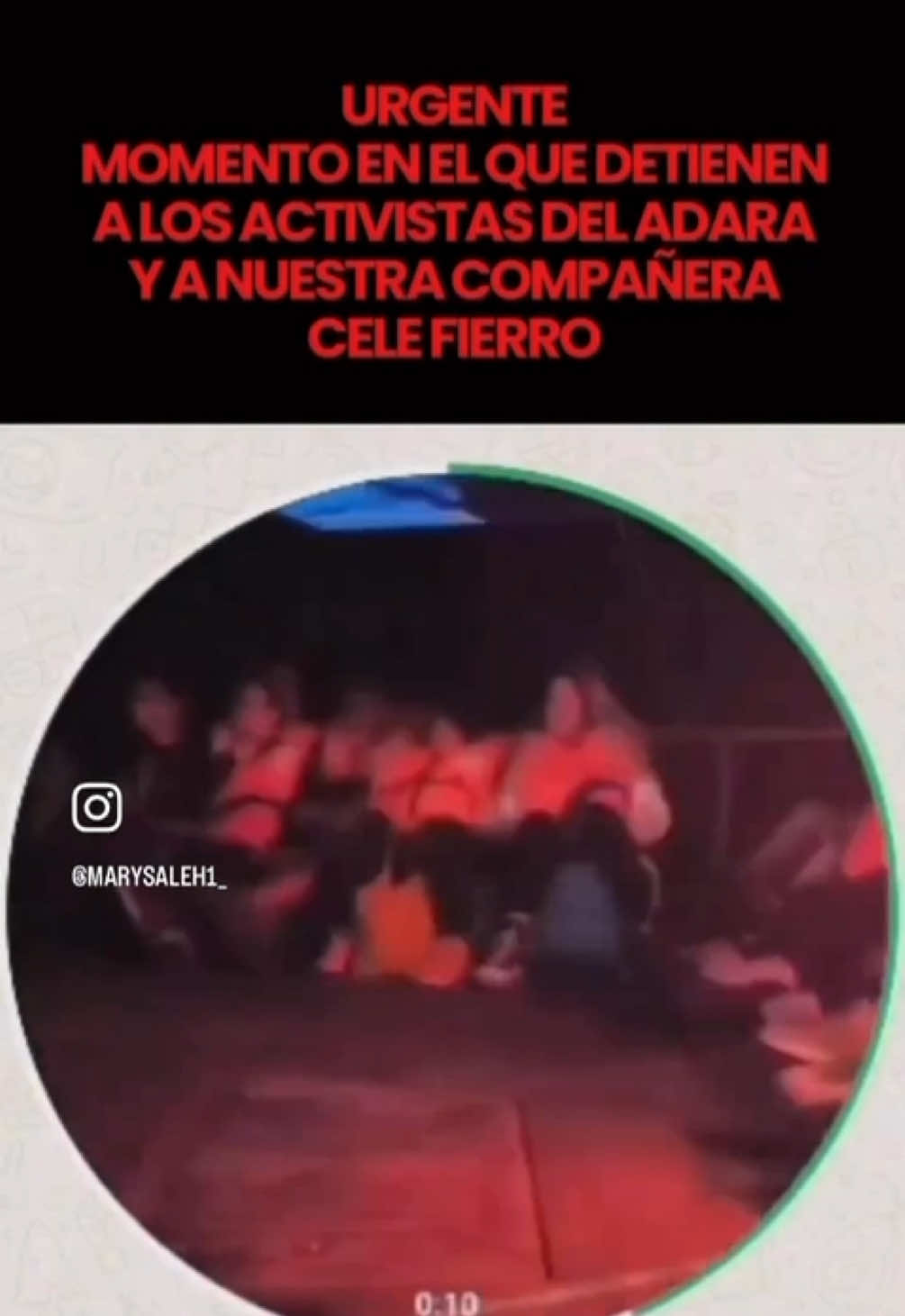 🚨🚨Momento de la interceptación de la embarcación ADARA🚨🚨