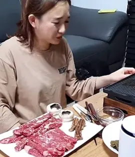 Thịt nướng nhé 😋#asmr #mukbangthitnuong 