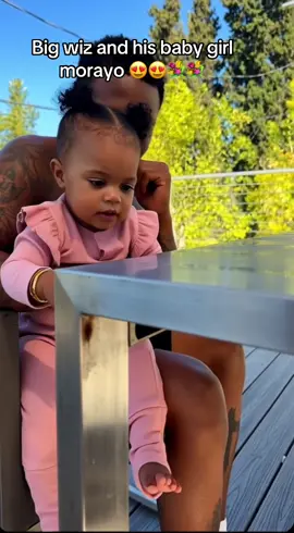 Big wiz with his baby girl morayo in LA #fyp #wizkid #morayo #wizkidfc #goviral 