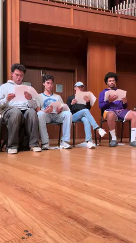 This bass section is absolutely incredible. And now, not only do we have an oktavist, we have two! The divisi we had on the last note was me and Luke on B1, Tyson and Elisha on F#2 #oktavist #choir #acapella #basssinger   