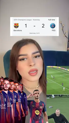 برشلونة فريق محلي🧐👀 باريس سان جيرمان يحرج برشلونة على أرضه ويفوز عليه بالفريق الثاني😅😪💙 #برشلونة #دوري_الأبطال #باريس_سان_جيرمان  