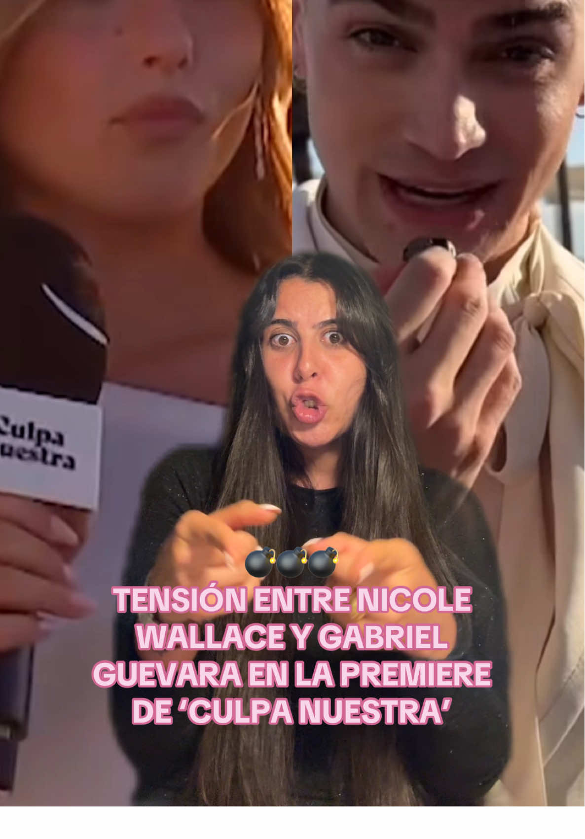 TENSIÓN ENTRE NICOLE WALLACE Y GABRIEL GUEVARA EN LA PREMIERE DE ‘CULPA NUESTRA’ #nicolewallace #gabrielguevara #culpanuestra #culpamia #salseo 