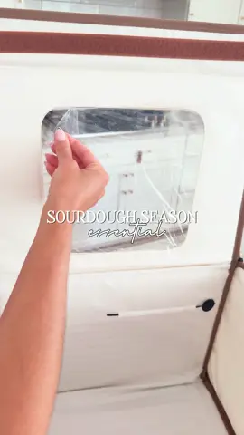 POV: You’re in your sourdough era 🍞 and just found the foldable proofing box that does it all—bread, pizza, yogurt, even kombucha. Space-saving + precise temp control = perfect rise every time.  #SourdoughTok #BakingTok #KitchenHacks #HomeBaker #ProofingBox 