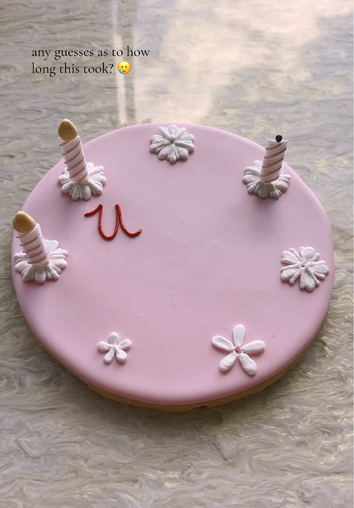 the fact that I got all the candles to stay up at all is a miracle #decoratedsugarcookies #cookies #royalicing #timelapseart 