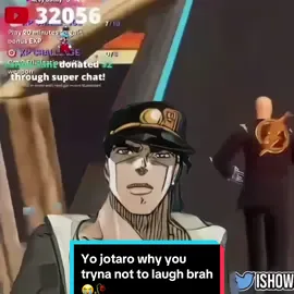 “Yo jotaro why you trying not to laugh brah” ahhh speed😭✌️🥀 #jojo #ishowspeed #jotaro #dio #fyp 
