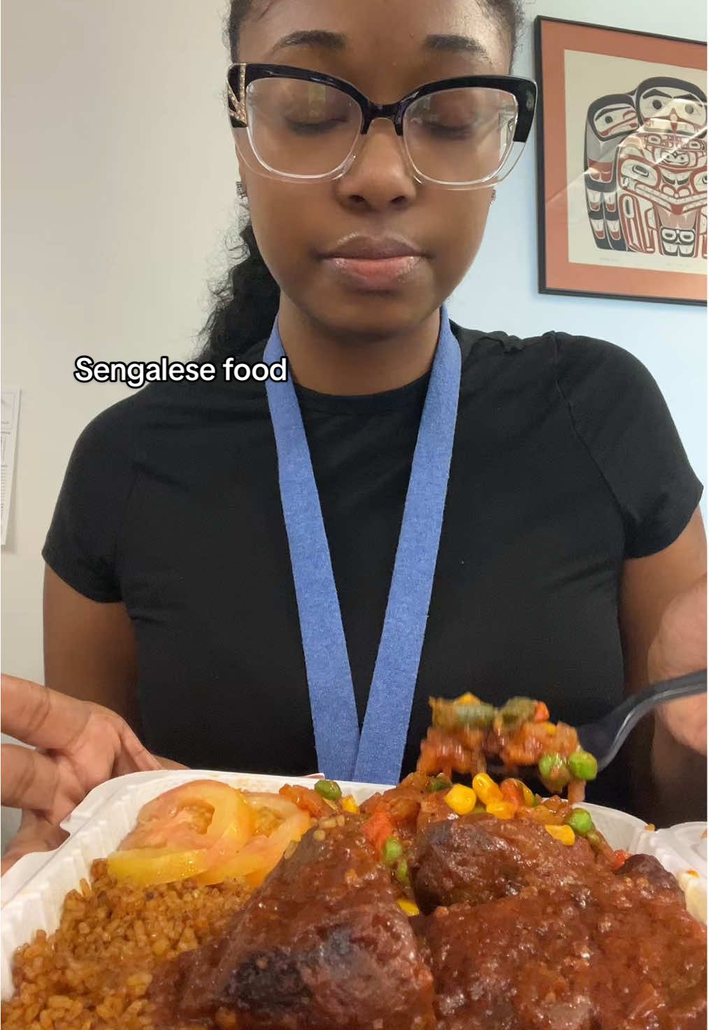 One of my favorite meals Thiebou Yapp 🤭 #kayyeatss #AfricanFood #sengalesefood #pdxfoodie 
