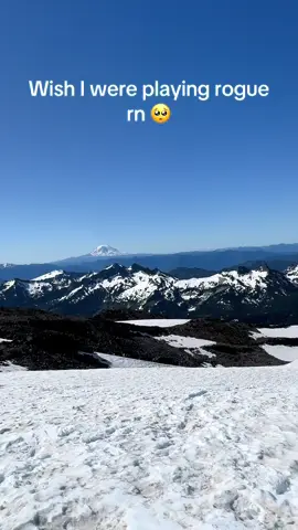 Back when I climbed mount geli earlier this summer. Aka mount Rainier  #roguelineage #roguelineagenewgen #roblox #deepwoken 