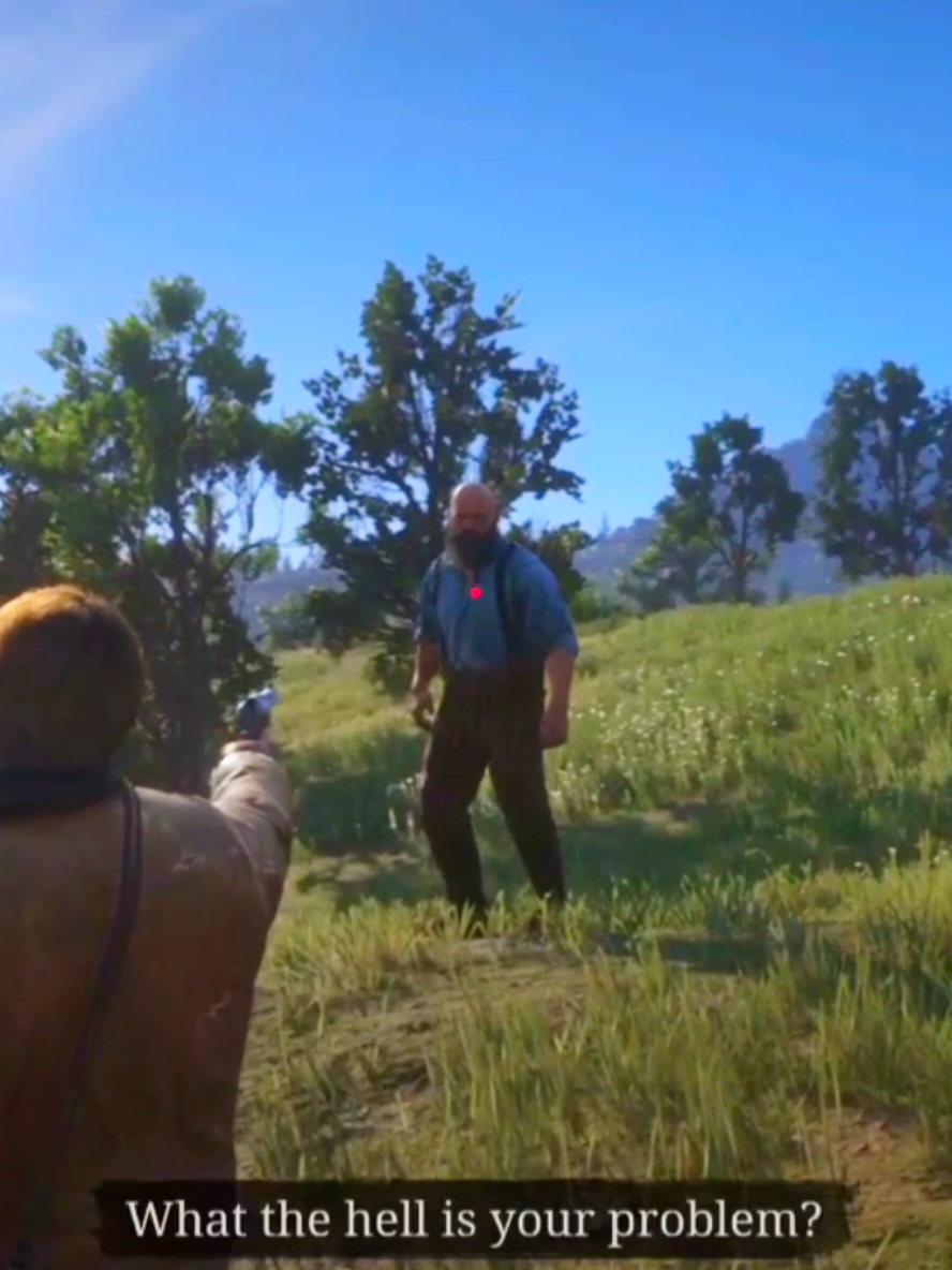 Why was bro tanking though. #reddead #rdr2 #abcxyz #dayzmoments #fyp 