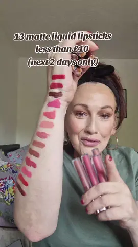13 liquud Matte lipsticks by @MUA Cosmetics #makeup #lipstick #mattelip #bundle #affordablemakeup 