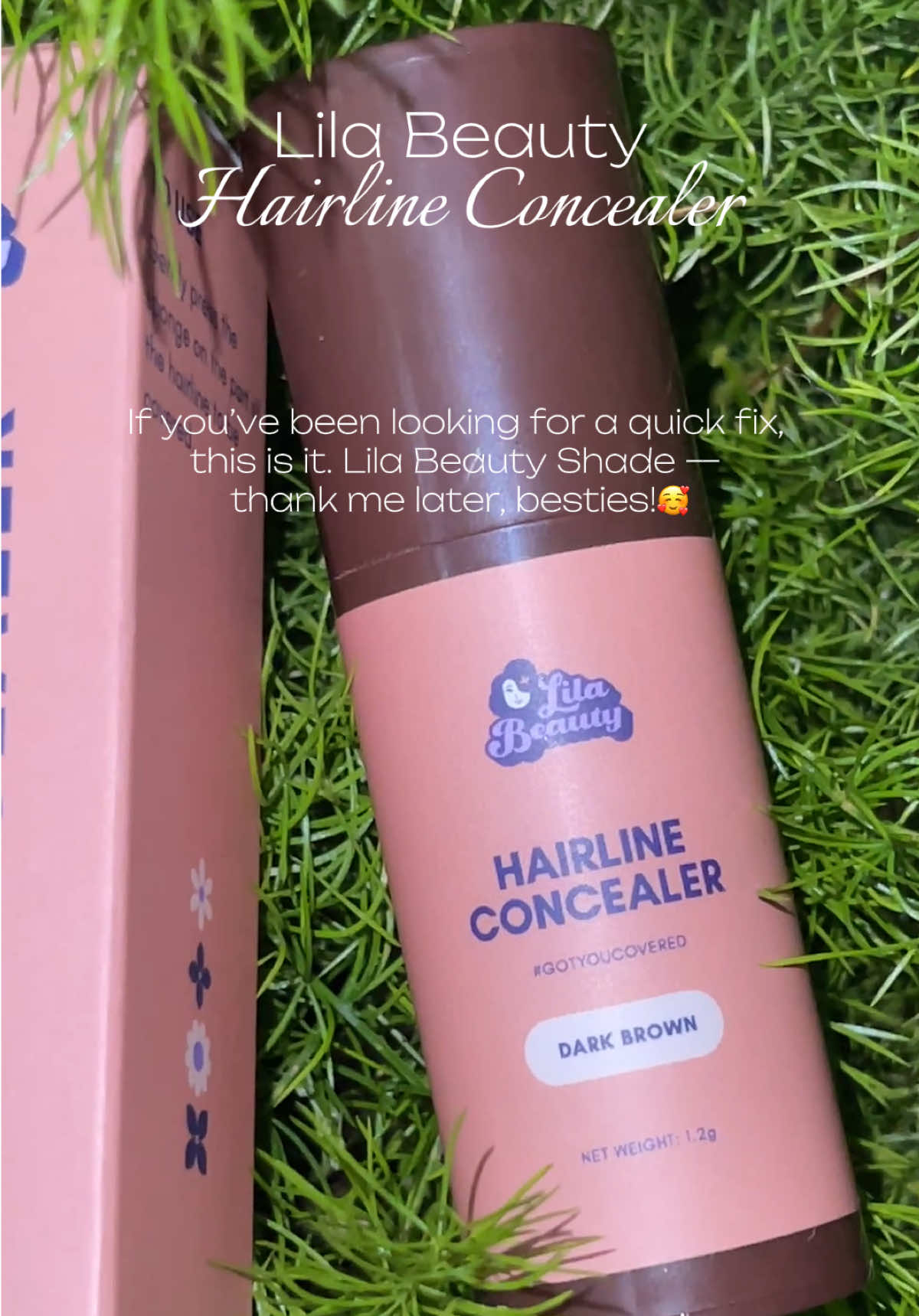 If you’ve been looking for a quick fix, this is it. Lila Beauty Shade — thank me later, besties!🥰@LilaBeautyPh #lilabeauty #lilabeautyph #hairlineconcealer #lilabeautyhairlineconcealer #concealer 