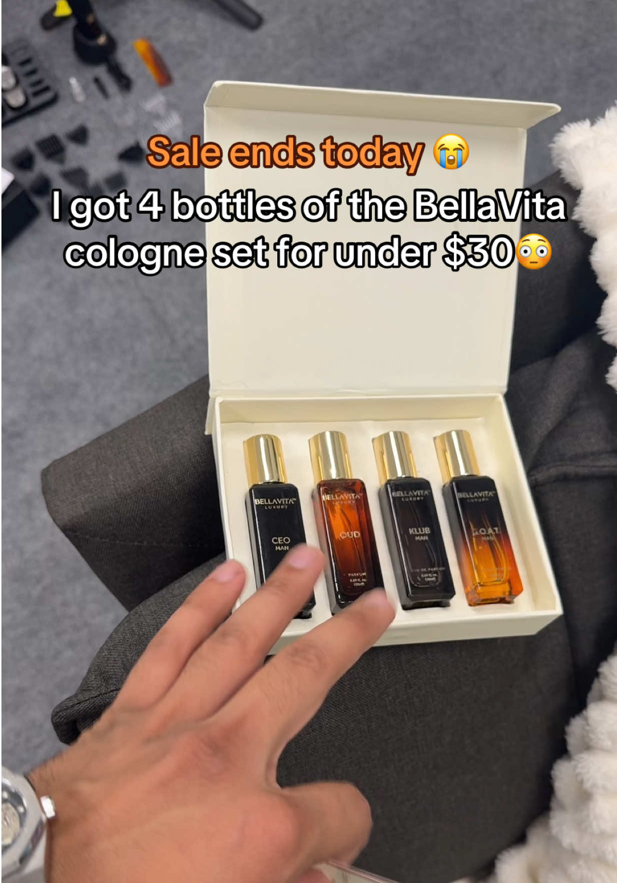The hype is real 😮‍💨😮‍💨 #colognes #bellavita 
