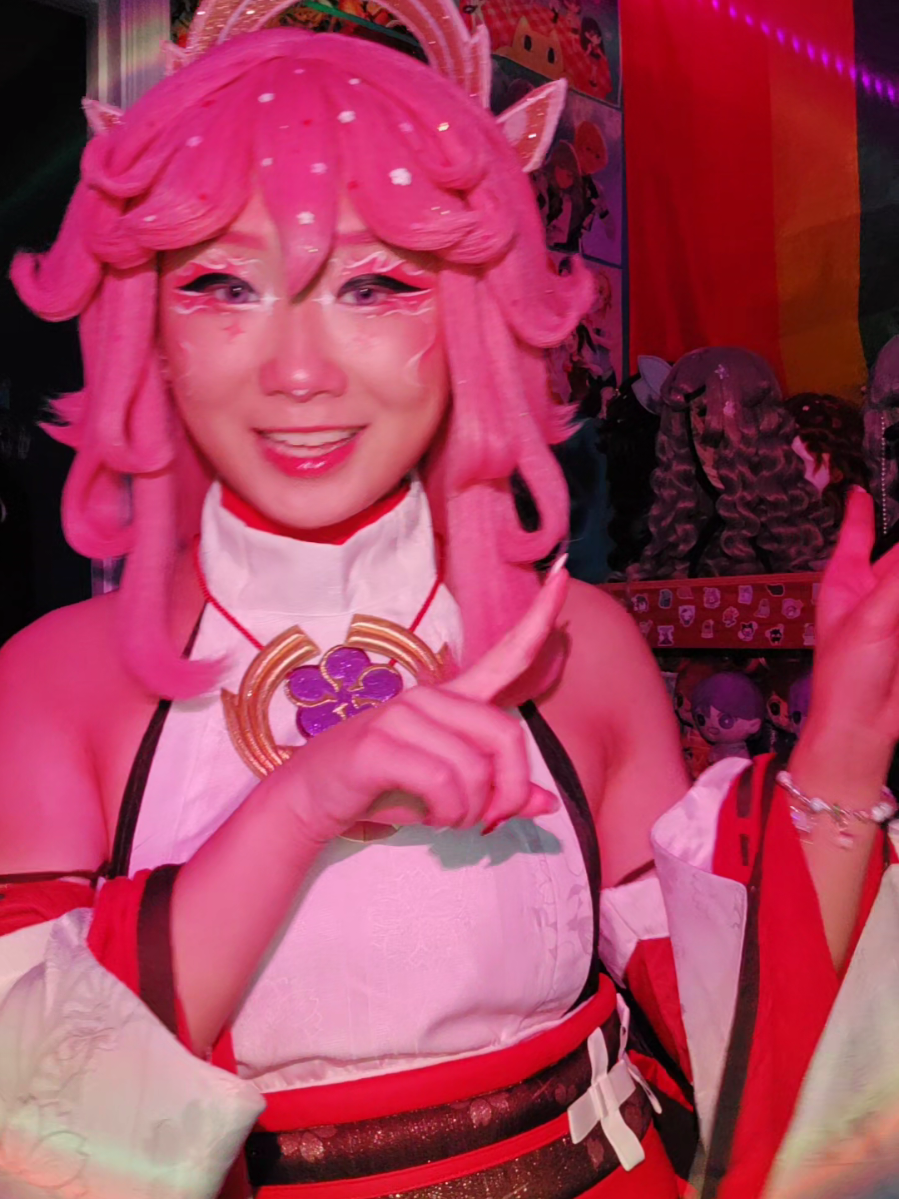 Oh boy it's spooky season  #yaemikocosplay #yaemikogenshinimpact #genshinimpactcosplay #hoyoversecosplay #yaemiko 