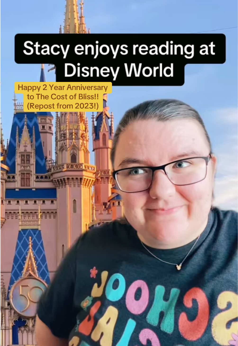 It’s the 2 Year Anniversary of the release of The Cost of Bliss!!! Can’t believe it’s been that long - and how much weight I’ve lost since then! 😱 #stacyatdisneyworld #disneyworld #disneyskit #thecostofbliss #debutnovel 
