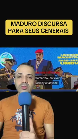 Nikolas Maduro realizou um discurso na Venezuela. “Não seremos colônia “… #venezuela🇻🇪 #geografia #america #brasil🇧🇷 #militar 