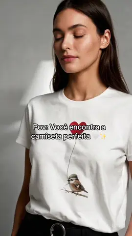 Camiseta de Coração perfeita #mulher #cabelo #humor #camisetafeminina 