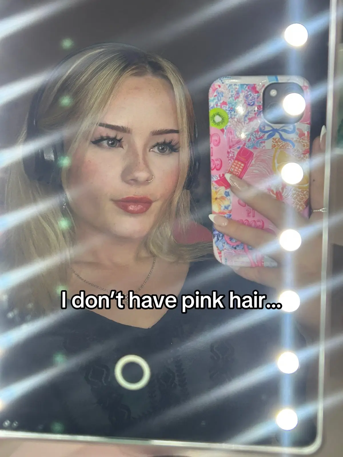 Hopping on the trend lol. 😂 #pinkhair #hotpinkhair #hairtrends #throwback 