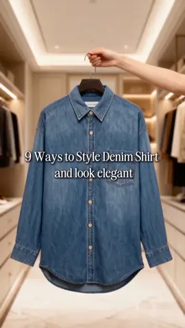 💙 Denim Shirt goes with everything ✨1~9 Which outfit is your favorite? Easy autumn outfits inspiration for work💼, weekend🛍️ and date🌹 #denim #denimshirt #denimoutfit #jacket #zara #autumncoats #fallfashion #autumnfashion #outfits #outfitinspiration #ootdfashion #autumnvibes #falloutfits #autumnoutfits #styling #outfitideas #outfitinspo #howtostyle #capsulewardrobe #wardrobeessentials #styletips #easyoutfits #OOTD #chicstyle #elegant