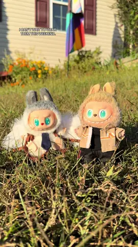 Dean Winchester and Castiel Labubus made just in time for the Road so Far and the Road Ahead @Creation Entertainment in Philly! Both of these labubus will be in my photo ops with @Misha Collins and Jensen Ackles 🥰🖤 I’m so excited! Stay tuned Crowley and Rowena Labubus are coming next!!!! #supernatural #labubu #deanwinchester #castiel #winchester 