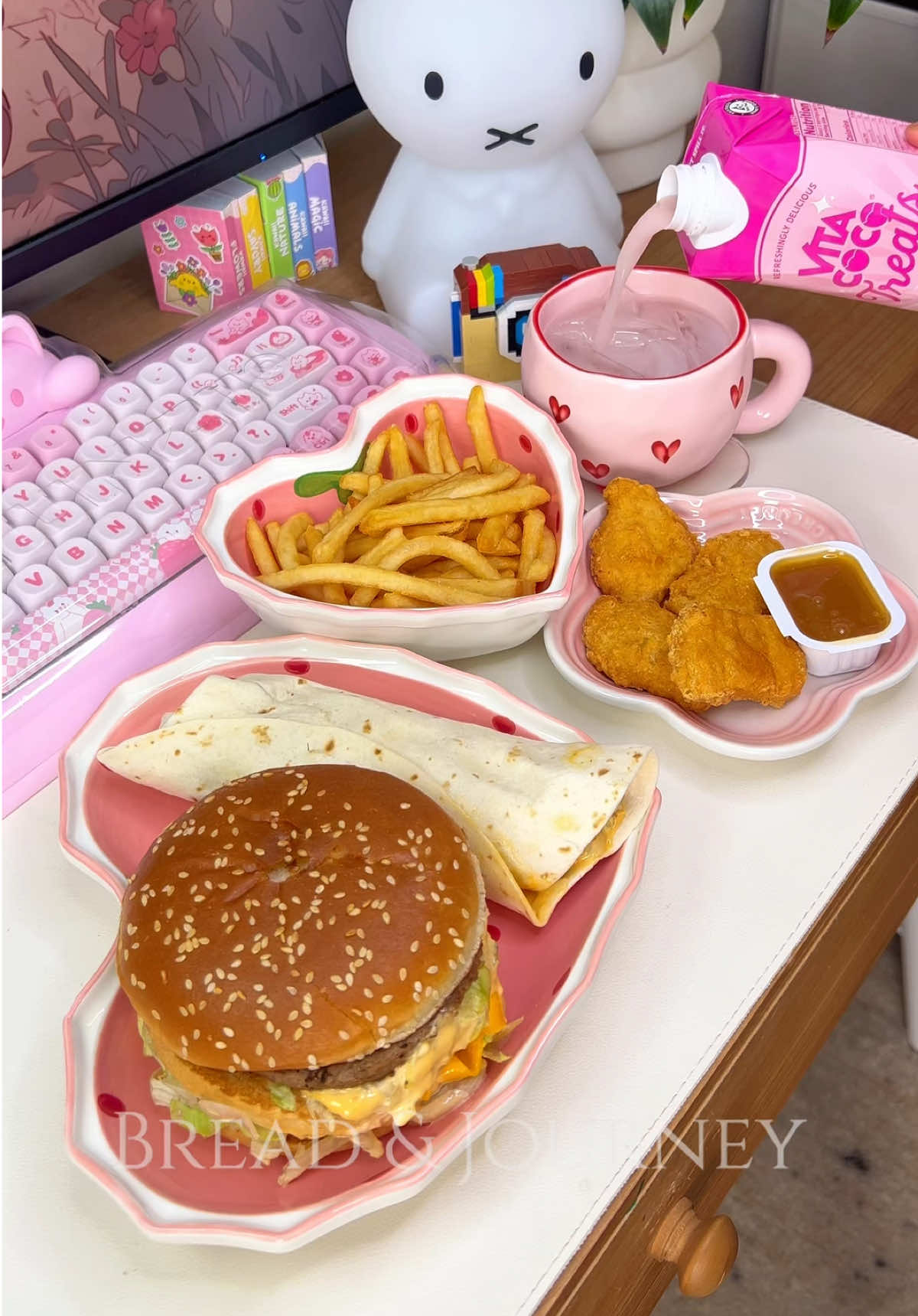 🎀A Cute Meal🌷✨ . . . . . . ⸻ 🎀✨Vibes kawaii vibes, aesthetic unboxings, cute tech, girly room decor, kawaii snacks, cute accessories, pink room decor, cozy aesthetic, nostalgic vibes, serotonin boost decor, soft visuals, kawaii lifestyle, Pink things to buy, Pink gift ideas, Pink mood board, Soft pink aesthetic, Soft pink, Cute girly things, Cute girly TikTok, Cute things, TikTok shop finds, cute pink room decor, cute gift ideas for loved ones, pink girly aesthetic, pink items, pink room decor ideas, cute gifts for girlies, aesthetic pink 🖥️ Tech / Desk Setup / Cozy Gaming cute gadgets, pink desk setup, aesthetic workspace, kawaii desk setup, cozy gaming, gamer girl energy, relaxing gameplay, soft lighting, cozy home vibes, aesthetic tech, kawaii gaming setup, Cute setup, Keyboard setup 🍱 Food / Unboxing / ASMR unboxing haul, satisfying ASMR, calming product reveals, kawaii unboxing, snack content, cozy food moments, home café creations, coffee at home, matcha, cute drinks, aesthetic drinks, ASMR snacks, aesthetic food, kawaii snacks unboxing, cozy ASMR vibes, food blogger, Good lunchbox, Bento box, cute coffee mug, latte recipes, matcha latte, coffee cup idea, mukbang  ✈️ Travel & Explore + Local Adventures tropical island getaways,, turquoise waters, mountain hiking adventures, chasing waterfalls, charming towns, local restaurants, 5 star luxury hotels and resorts, sunset and sunrise, road trips, traveling, explore deeper, travel blogger  #asmrunboxing #cutesetup #foodandtravel #cozyvibes #techgadgets