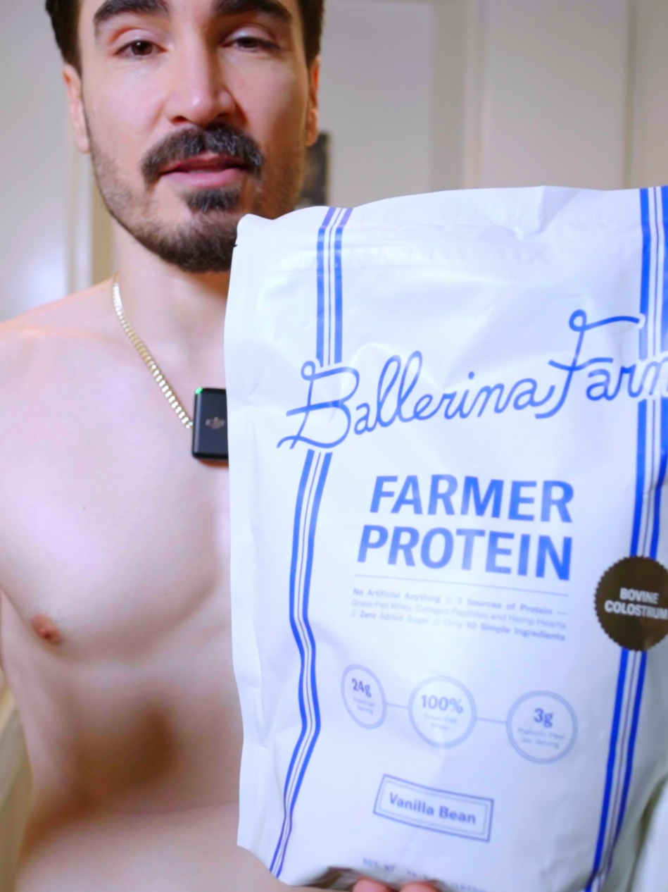 Amazing quality with amazing ingredients, really impressed 💯💪 #ballerinafarm #farmerprotein #ballerinafarmprotienpowder #wheyprotein #proteinshake 
