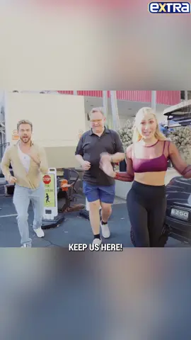 @Derek Hough goes “Rolling with the Stars” with @AndyRichterTikTok and @Emma Slater! 🪩😂 