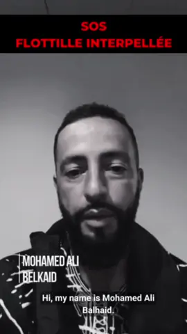 Vidéo SOS - Mohamed Ali BELKAID, citoyen français, vient d'être kidnappé par Israël sur le bateau SPECTRE au sein de la Global Sumud Flotilla. Il faut urgemment contacter les services diplomatiques français. Nous sommes une mission humanitaire, légale et non-violente. #GlobalSumudFlotilla #Briserleblocus #Arrestation #Flottille