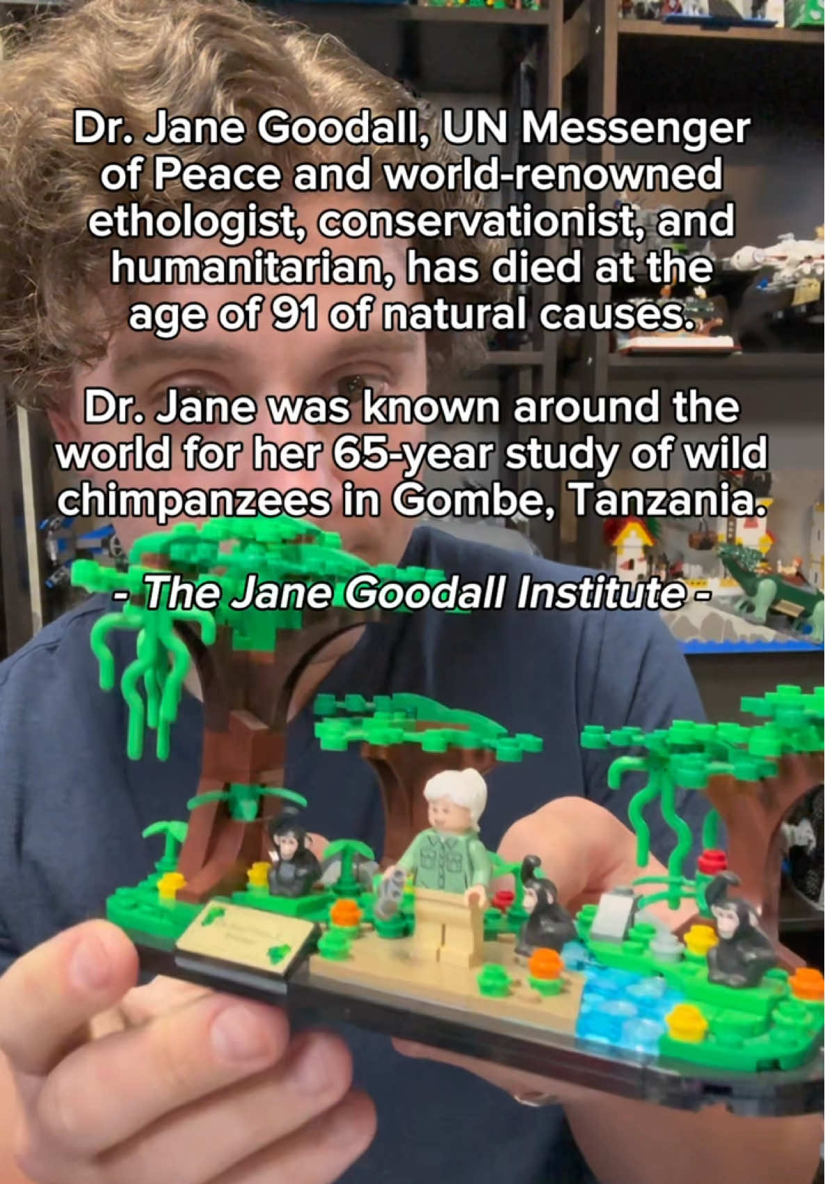 The worlds foremost chimpanzee expert and renowned ethologist, Dr. Jane Goodall, passed away today.