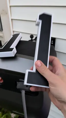 Solar house number lights