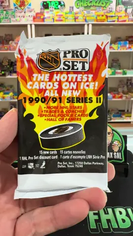 1990-91 Pro Set Hockey Series 2 Pack #junkwaxsal #hotgarbage #junkwax #damnhockey #90prosethockey 