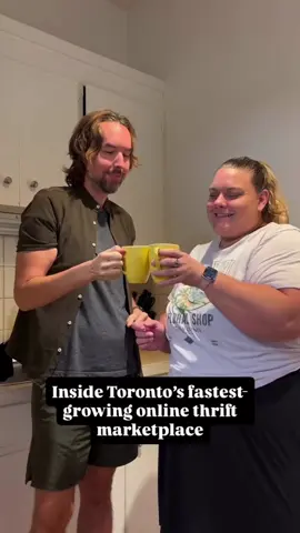Here’s a day in the life of growing our community curated online fashion marketplace, right here in Toronto! #thrift #thriftcanada #circularfashion #secondhand #growingbusiness 