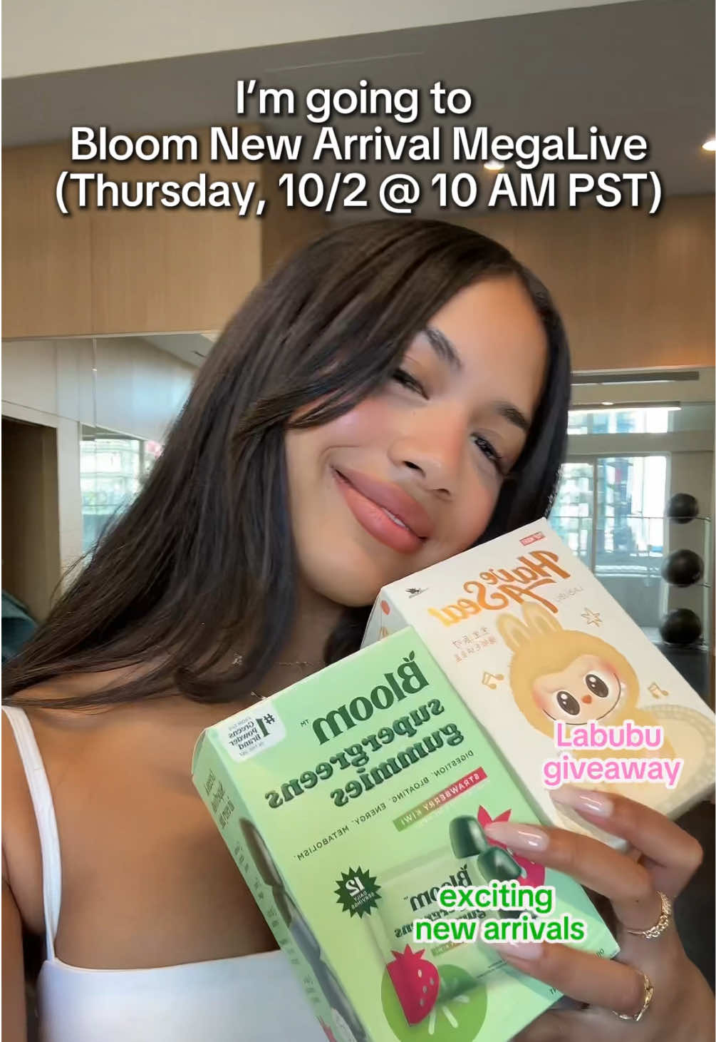 Get ready—Bloom MegaLive new arrivals are coming 👀✨ 🗓️Thursday, October 2nd ⏰10AM-12AM #BloomNutritionNewArrivals  #bloom #benifits #mega  #fyp