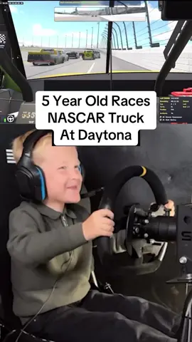 That last lap was no joke! A future Daytona winner in the making. 👏🏆  🎥: @emerson_drives  #NASCAR #motorsports #racing 