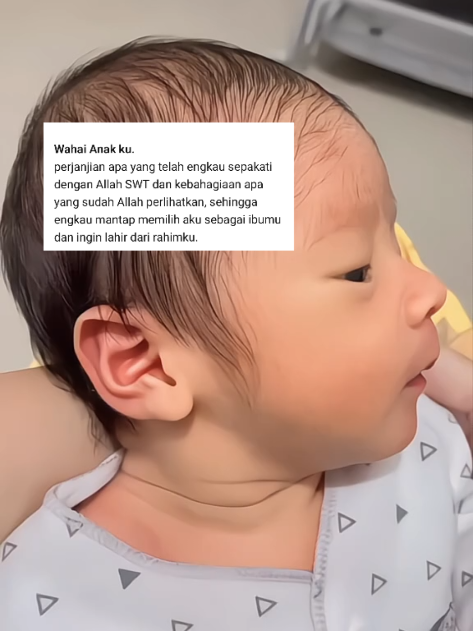 Trimakasih ya nak 🥺 Maaf bunda banyak kurangnya 🥺 Semoga slalu ada kebahagiaan buat kita ya nak 🥺 . . . . #postpartum #doaibu #newborn #perjuangan #fypage 